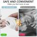 Closer Electric Nail Clipper Portable Automatic Nail Clippers for Adults Electric Nail Clippers White Easy Install Easy to Use - Buy Online on GoSupps.com