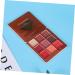 FOMIYES 9 Shimmer Eyeshadow Metallic Eye Shadow Palettes Eyeshadow Powder Makeup Palette Matte 1 count (Pack of 1) Red - Buy Online on GoSupps.com