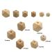 Alenybeby Organic Wooden Hexagon Beads - 20mm Faceted Ecofriendly Wood Beads for DIY Craft Jewelry (20pcs) - Buy Online on GoSupps.com