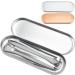 WILsem Stainless Steel Tongue Scraper - Fresh Breath Tongue Cleaner Brush with Travel Box - Set of 3 - Ideal for Home & Travel - Buy Online on GoSupps.com