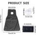 Nazaz Black Beard Bib Apron Beard Catcher Large Beard Shaving Apron Cape with Suction Cups shaving bib for men beard catcher for shaving Best Gifts for Men - Buy Online on GoSupps.com