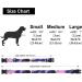 Suredoo Adjustable Dog Collar - Soft Nylon for Small & Medium Dogs (M Purple Geometry) - Comfortable & Durable Neck 33-55 cm - Buy Online on GoSupps.com