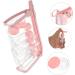 Didiseaon 1 Set Travel Bottle Bulk Shampoo Pump Plastic 11X3X3CM Pink - Buy Online on GoSupps.com