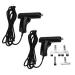 The spine massage device adjustment massage device with four massage head chiropractic tool electrical spine massage gun for women and men (US plug)
