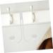 Anneome 2pcs Double Hook Clothes Rack Towel Rack Door Hooks for Hanging Hat Hooks Wall Mount Double Head 14x9cm White - Buy Online on GoSupps.com