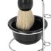 Premium 3-Piece Shaving Brush Set | Ideal Beard Grooming Gift & Travel Stand for Men - Buy Online on GoSupps.com