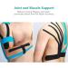 Pro Kinesiology Tape - 80 Strips for Joints Support & Pain Relief | Waterproof, Latex-Free, Breathable Athletic Tape | Ideal for Ankle, Wrists, Knees | 4 Colors, 80 PCS - Buy Online on GoSupps.com