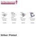 Premium Silver Jug Children's Rattles with Bite Ring - 7cm Noble Silver-Plated Gift Packaging - Buy Online on GoSupps.com