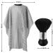 Borogo Professional Waterproof Barber Cape - Hair Cutting Salon Cape with Snap Closure, White Stripe Design - Buy Online on GoSupps.com