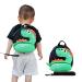 Small Dinosaur Toddler Backpack with Safety Leash | Age 1-2 Years | Green - Buy Online on GoSupps.com