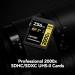 Lexar Professional 2000x 128GB SDXC UHS-II Card - Up To 300MB/s Read Speed - DSLR & Cinema Cameras - 128GB Single (LSD2000128G-BNNNU) - Buy Online on GoSupps.com