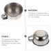 Beaupretty 4PCS Stainless Steel Men s Shaving Kit - Practical Cream Mug & Brush Care Container - Durable 10x8.5cm - Buy Online on GoSupps.com