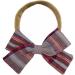 Baby Bow Knot Plaid Gingham Headbands - Set of 2 for Festivals, Parties, Birthdays | Soft Elastic Hair Accessory - Buy Online on GoSupps.com