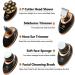 Buy 5 in 1 7D Rechargeable Head Shaver for Men - Golden Electric Razor Kit with USB & LED Display for Beard Ear Nose Hair Trimming - International Shipping Available - Buy Online on GoSupps.com