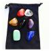 Natural Crystal Rough 7pcs Natural Crystal Seven Amethyst Geode Gift Crushed Stone Rough Polished Large Particles Stone Set Home Decoration Full of Texture 7pcs With Bag
