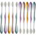 Wxpjmdfc toothbrushes medium-soft toothbrush man toothbrush for deep cleaning stain and plaque removal pack with 10 travel toothbrushes body care