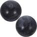 Beavorty 2 pieces of jade manual balls Health massage ball hand exercise ball for finger exercises and stress relief in old people (random color)