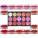 Phantomsky 15 Colors Cream Lip Gloss Makeup Palette - Durable Natural Contouring Kit & Blush Pallet for Flawless Makeup | International Shipping Available - Buy Online on GoSupps.com