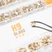 2630Pcs Champagne Gold Nail Rhinestones Set with Tweezer & Wax Pen - Crystal Flatback Gems for Nail, Face, Eye Makeup & DIY Crafts - Buy Online on GoSupps.com