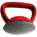 Steel Wool Scrubber 316 Stainless Steel Cast Iron Scrubber with HandleSteel Wool Scrubber Round Chainmail Scrubber Brush to Clean Cookware Frying Pans Bakeware Grills
