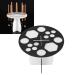 LANTRO JS Acrylic Makeup Brush Holder - Multifunctional Drying Rack with 14 Holes for Perfect Makeup Organization | International Shipping Available - Buy Online on GoSupps.com