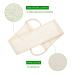 Yoczox Luffa Scrubber - Natural Loofah Bath Towel & Body Peeling Sponge (2 Pcs) | Exfoliating Back Belt & Massage Strap for Nourished Skin - Buy Online on GoSupps.com