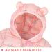 Pink Rabbit Baby Puffer Jacket | Toddler Winter Coat | Girls Boys Hooded Outerwear | Lightweight Padded Jackets | 6-12 Months - Buy Online on GoSupps.com