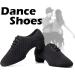 SWDZM Lace-up Ballroom Dance Shoes for Men & Women, Model MF2805, Black, 3.5cm Split Suede Sole - Size 7.5 - Buy Online on GoSupps.com