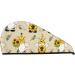 Buy Gnomes Bees & Sunflowers Microfiber Hair Towel - Super Absorbent Coral Velvet Wrap for Long Curly Hair - Quick Dry Hair Cap for Women - Buy Online on GoSupps.com