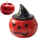 Pumpkin Scented Candles - Creative Red Witch Hat Natural Soy Wax Aromatherapy for Halloween Home Decor & Party - Buy Online on GoSupps.com