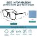 BORISCA 5 Pack Blue Light Filter Glasses - UV Protection Gaming & Computer Use - Unisex Includes Cleaning Cloths - Reduce Eye Strain 5 Colors - Buy Online on GoSupps.com