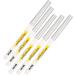 Baluue 10 Pcs White Lying Silkworm Pen Matte Cream Eyeshadow White Eyeliner White Eye Liner Pencils Abs - Buy Online on GoSupps.com