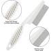TIESOME Pet Hair Comb Tear Stain Removal 2 Pack Multifunctional Pets Grooming Comb Kit 2 in 1 Dog Combs Stainless Grooming Massage Dual-Sided Comb for Knots Crust Floating Hair Fleas(White) - Buy Online on GoSupps.com
