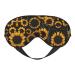 Sunflower Blooming Flowers Plants Print Unisex Sleep Mask Double-Sided Eye Mask Ideal for Sound Sleep and Skin Care