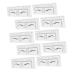 FOMIYES 100pcs Eyebrow Design Ruler Eyebrow Ruler Brow Template Drawing Tool Disposable Positioning Ruler