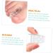 Gel Toe Separator Set - 24 Pcs Nail Art Tools for Toe Alignment and Joint Support | Bunion Care Kit with Splint Spacers for Big, Pinky, and Thumb Toes - Transparent x3pcs 5X5CMx3pcs - Buy Online on GoSupps.com