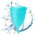 Blossom Menstrual Cup, Say No to Tampons | Get Blossom Cups for Menstrual Days| Period Cup, Reusable Menstrual Cup, Silicone Cup (Small Blue) (1 Count (Pack of 1)) Small Small Blue