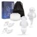 Ear Plugs for Sleeping  29dB Noise Cancelling for Side Sleepers for Small Ear Canals  Multisize 3 Sizes S/M/L  Reusable Multi-Purpose Hearing Protection for Noise Sensitivity Sleep  Snoring (Clear)