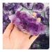 Crystal Natural Raw Amethyst Quartz Purple Crystal Cluster Stones Specimen Home Decoration Crafts Ornament Crystal Cluster 1PC 100g-130g