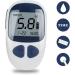 ixaer Diabetes Monitoring Kit - 50 Free Test Strips & Lancets - Electronic Glucometer Handheld Blood Glucose Monitor Kit - Buy Online on GoSupps.com