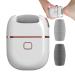 Electric Callus Remover | Portable Electronic Foot File Pedicure | Portable Electronic Pedicure Foot Care for Dead Skin and Pedicure at Home White