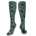 Horse and horseshoe compression socks for women and men circulation 15-20 mmHg is the best support for sporty running and cycling