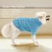 Shop Alagirls Winter Thick Warm Dog Sweater - Soft Turtleneck Knit Clothing for Small Dogs & Cats - Light Blue XS - Buy Online on GoSupps.com