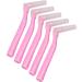L-Shaped Interdental Brushes - 5 Pack for Effective Plaque Removal | Ideal for Braces & Between Teeth | Pink Cups - Buy Online on GoSupps.com