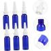 FRCOLOR 6pcs Round Shoulder Nasal Spray Travel Lotion Bottles - Refillable Glass Containers for Liquids - Toiletry Travel Containers - Nasal Mist Pump Bottle - Buy Online on GoSupps.com