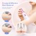 Women's Epilator Wireless Facial Epilator for Face & Body Electric Face Epelator with LED Light Painless Mini Epilator for Intimate Area Face Armpit Leg Bikini Zone Rose - Buy Online on GoSupps.com