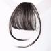 Real Human Hair Clip-in Wispy Bangs with Temples - Brown/Black | Air Bangs Hairpiece for Women - Buy Online on GoSupps.com
