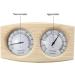 High-Quality 20-120 C Sauna Thermometer Hygrometer - Wooden Climate Measurement Tool for Sauna Rooms - Buy Online on GoSupps.com