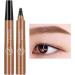 Eyebrow stick waterproof eyebrow stick eyeliner with makeup for natural hairlike strokes daily makeup shapes and definition of eyebrows light brown - Buy Online on GoSupps.com