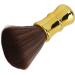 Barber Neck Duster Brush Soft Hair Electroplating Process Barber Brush Neck Duster for Hair Salon Golden - Buy Online on GoSupps.com